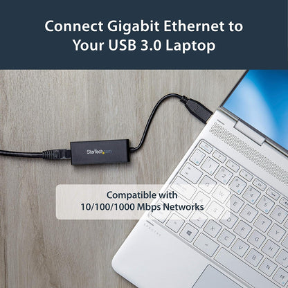 USB to Ethernet Adapter, USB 3.0 to 10/100/1000 Gigabit Ethernet LAN Adapter, USB to RJ45 Adapter, TAA Compliant