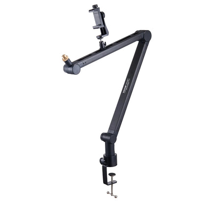 VEVOR Microphone Boom Arm with Desk Mount, 360¡Ã Rotatable, Adjustable Mic Stand with 3/8 to 5/8 Adapter Port, for Recording Blue Yeti Hyperx Quadcast Blue Snowball Shure SM7B Audio Technica