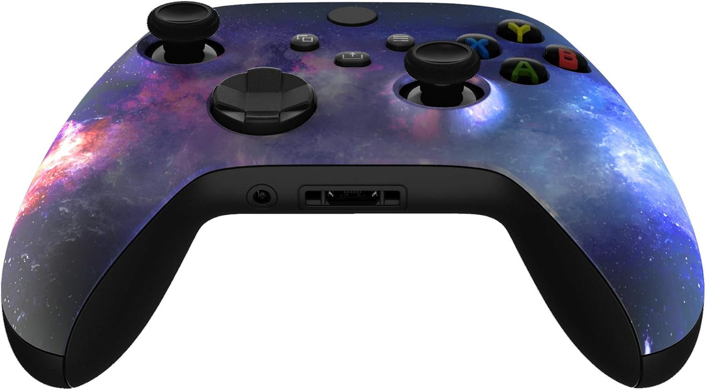 Custom Shell for Xbox Series X & S Controller - Revitalize Your Controller - Nebula Galaxy Replacement Cover Front Housing Cover for Xbox Core Controller Wireless [Control NOT Included]