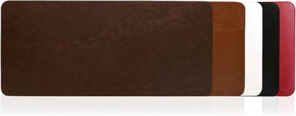 Leather Extended Mouse Pad – Large Desk Mat for Office & Gaming, Smooth Writing Surface, Non-Slip Base, Durable & Stylish Workspace Accessory