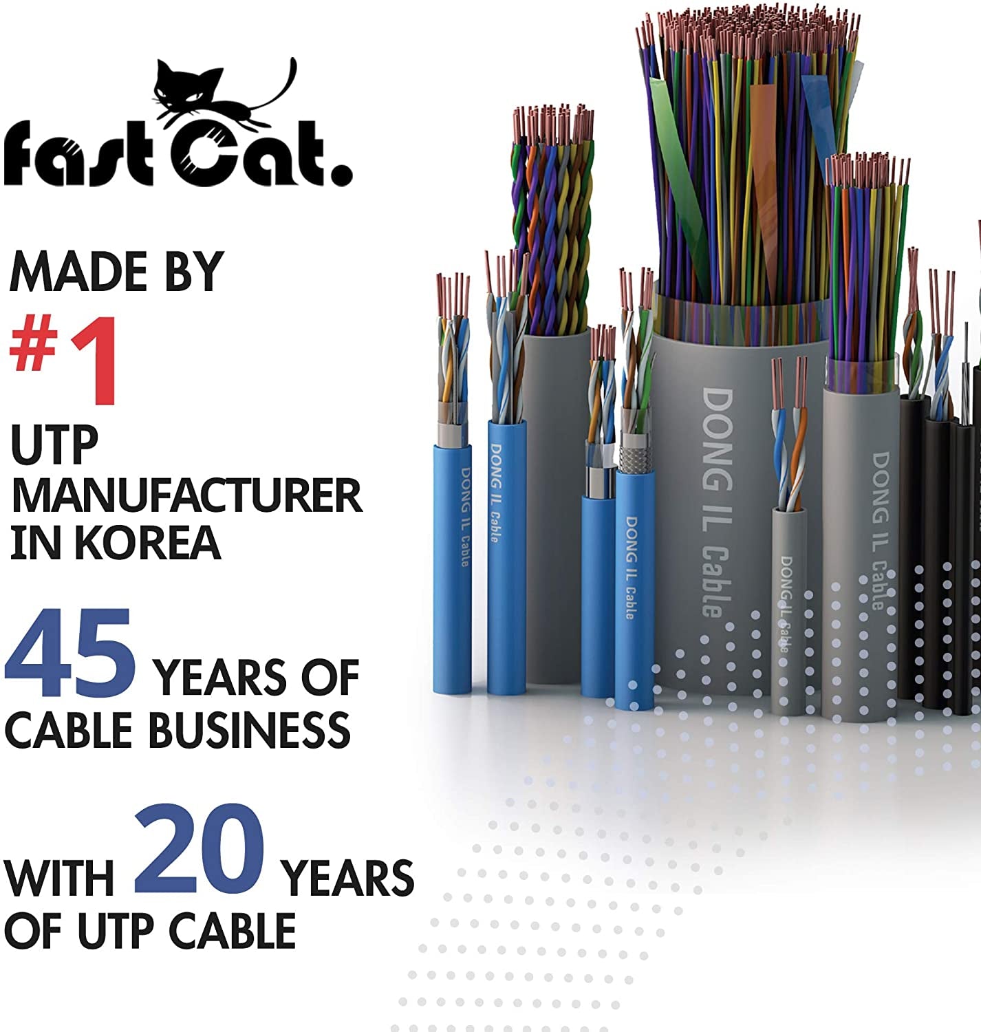 Cat6 Ethernet Cable 1000Ft - 23 AWG, CMR, Insulated Solid Bare Copper Wire Cat 6 Cable with Noise Reducing Cross Separator - 550MHZ / 10 Gigabit Speed UTP LAN Cat6 Cable 1000Ft - CMR (Gray)