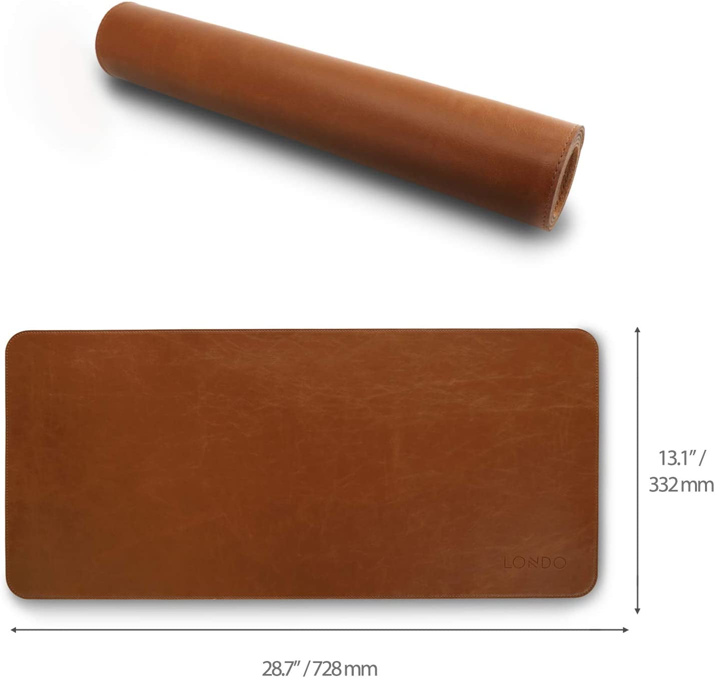 Leather Extended Mouse Pad – Large Desk Mat for Office & Gaming, Smooth Writing Surface, Non-Slip Base, Durable & Stylish Workspace Accessory